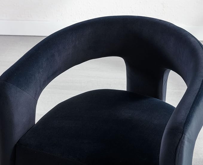 VESCASA Velvet Barrel Dining Chair - Image 6