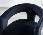 VESCASA Velvet Barrel Dining Chair - Image 6
