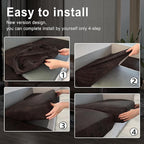 ANARACHON Leather Look Couch Cushion Covers Sofa Seat Slipcovers Sets Couches - Image 6
