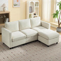 WUTUTUEE 83”L-Shaped Modular Sectional Sofa by WUTUTUEE
