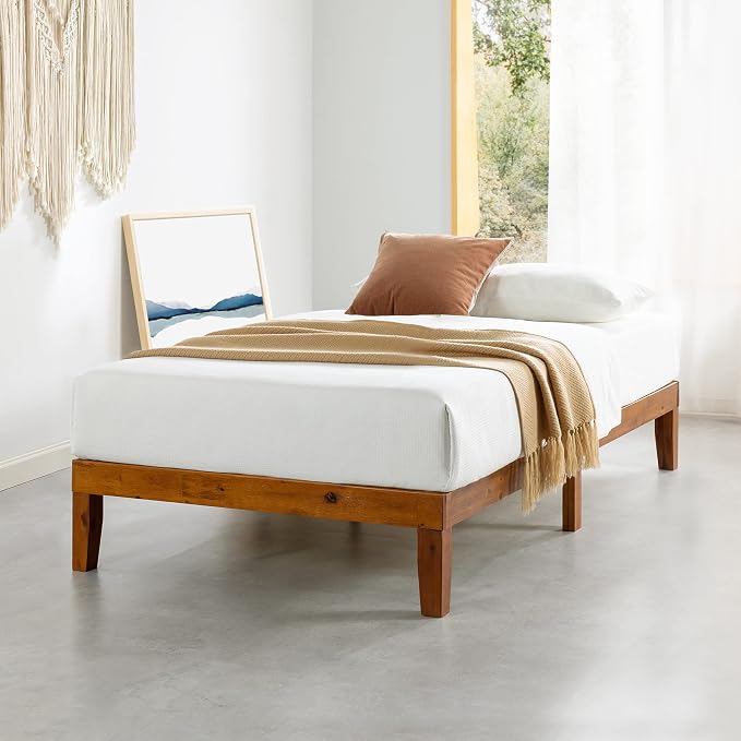 Mellow Naturalista Classic 12 Inch Solid Wood Platform Bed by MELLOW