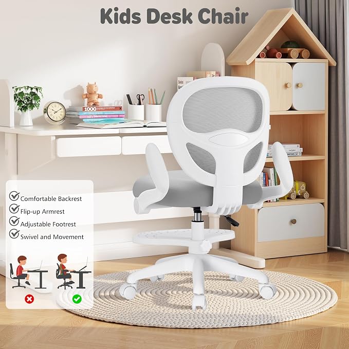 HOFFREE Kids Desk Chair Ergonomic Study Chair - Image 8