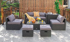Tangkula 8 Pieces Patio Furniture Set - Image 3