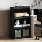 Furinno Jaya Enhanced Home Bookcase 3-Tier Adjustable Bookshelf - Image 2