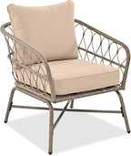 VilroCaz Bohemia-Inspired 4-Person Outdoor Seating Group - Image 8