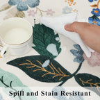 Washable 3x12 Hallway Runner Rug: Soft Floral Scalloped Runners - Image 4