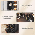 TOKSOM Makeup Vanity Desk with Mirror and Lights, Dressing Table Vanity Set - Image 6