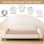 Couch Cover for Dogs, Washable Non Slip Plush Flannel Sofa Protector | Thick - Image 3