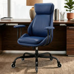 E-Motie Office Chair, Leather Desk Chair by E-Motie