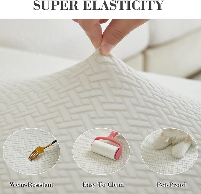 Sofa Covers Couch Covers for Sofa Pet Friendly Couch Cushion Covers Universal - Image 5