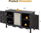 RoyalCraft Farmhouse Sideboard Buffet Cabinet - Image 2