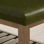 HUIMO Entryway Shoe Bench with Cushion, End of Bed Bench, Upholstered Bench - Image 6