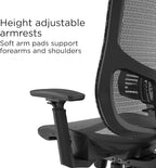 STAPLES Kroy Ergonomic Task Chair, Lumbar Support, Adjustable Height - Image 5
