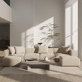 Acanva Luxury Modular Sectional Living Room Sofa Set, Modern Minimalist Style by acanva