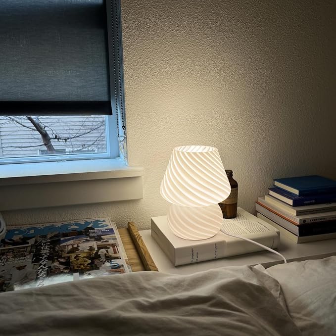 ONEWISH Mushroom Lamp-Small Bedside Table Lamp - Image 5