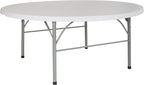 Flash Furniture Stonewall 6' Round Plastic Folding Event Table by FlashFurniture