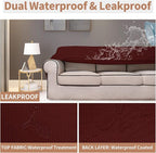 Easy-Going 100% Waterproof Couch Cover, 3 Cushion Couch Slipcover - Image 3