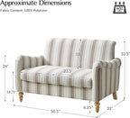 EcoHarbor Living 50.5" Mid-Century Modern Couch, Upholstered Sofa - Image 2