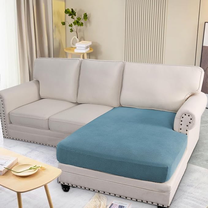 H.VERSAILTEX Super Stretch Individual Chaise Cover Sectional Couch Covers - Image 2