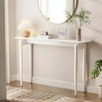 AQIMUELE Wood Console Table White Entryway Table, Thin Console Table, Sofa by AQIMUELE