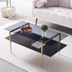 LumFurn Rectangle Coffee Table for Living Room, Mid-Century Modern Design by LumFurn