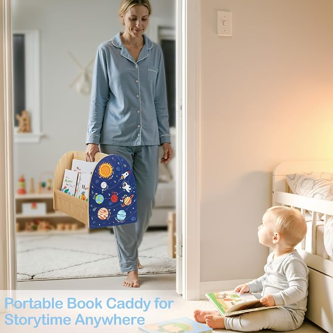 Toddler Bookshelf Double-Sided - Image 6