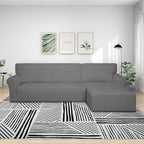 PureFit Stretch Sectional Couch Covers 2 pcs Non Slip L Shape Sofa Cover - Image 2