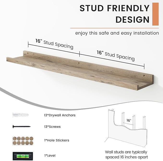 FLYJOE Floating Picture Ledge Shelves - Image 5