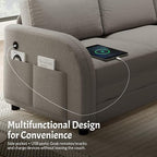 Queen Size Sleeper Sofas Convertible Couches, L Shaped Sectional Couch - Image 7