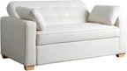 Serta Ainsley 66.5" Convertible Sleeper Loveseat, Full Size, Dreamcoil Comfort - Image 7