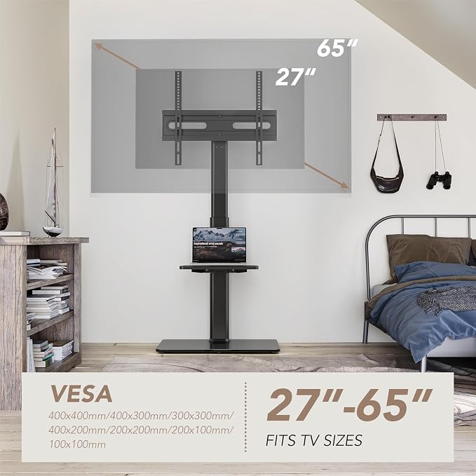 AX WABER Universal Floor TV Stand - Image 4