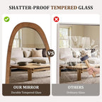 WallBeyond 22x65 Inch Irregular Pebble Full Length Mirror - Image 6
