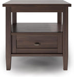 SIMPLIHOME Warm Shaker Solid Wood 20 inch Wide Transitional-Style End Tables in - Image 3