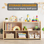 SpaceAid 5-Compartment Bookshelf, Montessori Bookcase - Image 3