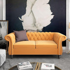 AVZEAR Chesterfield Loveseat, Modern Velvet Sofa Tufted Couch 2 Seater by AVZEAR