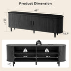 65" Mid Century Modern TV Stand - Image 3