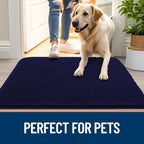 OLANLY Dog Door Mat for Muddy Paws 47x17, Super Absorbent Chenille Mud Mat | - Image 6