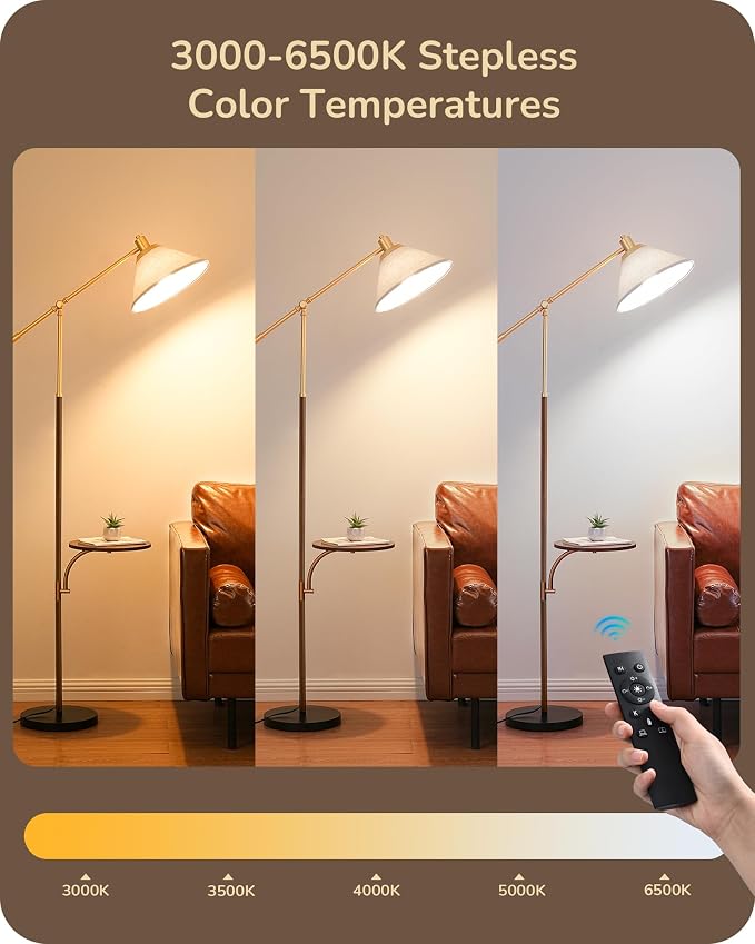 EDISHINE 68" Arc Floor Lamp - Image 4