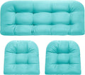 DANGHOOGY Wicker Chair Cushions, Waterproof Outdoor Loveseat Cushions by DANGHOOGYFurnitureCushions