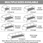 Fixwal Waterproof Flannel Dog Couch Cover, 27.6" x 94.5", Light Gray | - Image 2