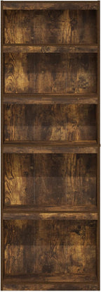 Furinno Jaya Book Shelf, 5-Tier Bookshelf, - Image 6