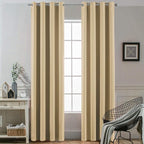 Yakamok Room Darkening Curtains 52x84 inch Length Beige-Living Room | 2 panels by Yakamok