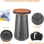 Boreeman Upgraded Folding Stool Lightweight Yet More Sturdy - Image 3