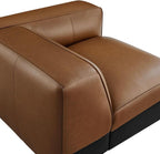 Modway Auren Vegan Leather Right Modular Armchair in Coffee - Image 9