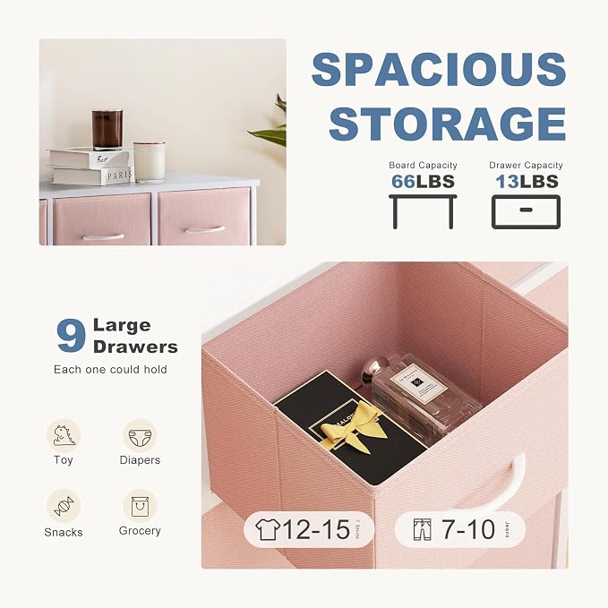 DUMOS Dresser for Bedroom, Storage Organizer - Image 4