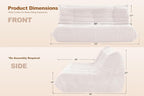 Bean Bag 3-Seater Chair Big Sofa Beanbag Chair - Image 2