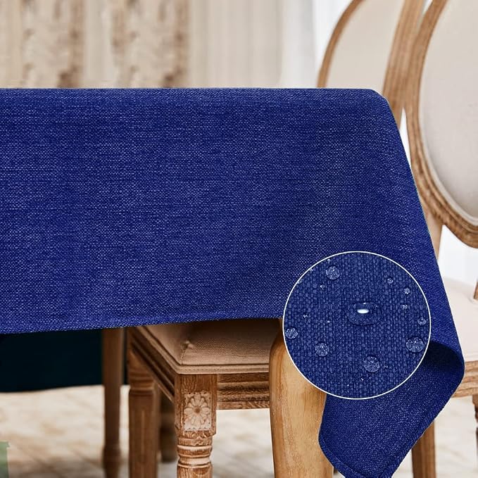 BALCONY & FALCON Rectangle Tablecloth Washable Wrinkle Resistant and Water by BALCONYFALCON