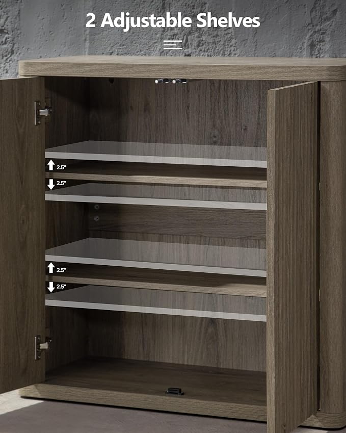 SICOTAS Buffet Cabinet with Storage 138.4" Sideboard Accent Modern Credenza - Image 4