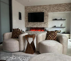 Acanva Luxury Modern Tight Curved Back Velvet Sofa, Minimalist Style Comfy Couch - Image 4