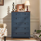 Joaxswe Farmhouse 6 Drawer Dresser - Image 3